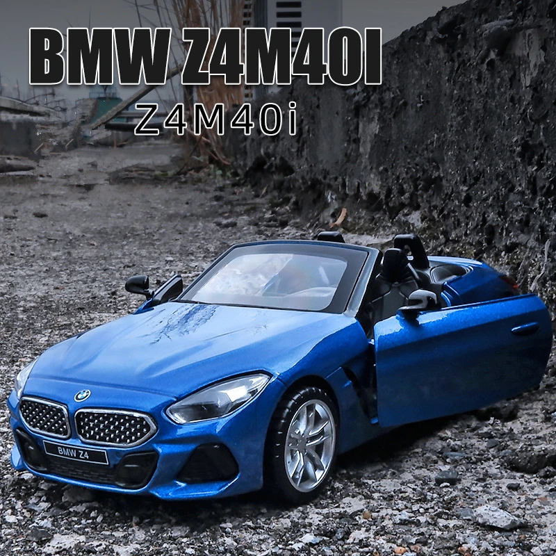 1:32 BMW Z4 M40i Convertibile Aliaj Masina Model de turnat sub presiune, Metal Vehicule de Jucărie Model de Masina Colecție Mare Model de Simulare pentru Copii F100