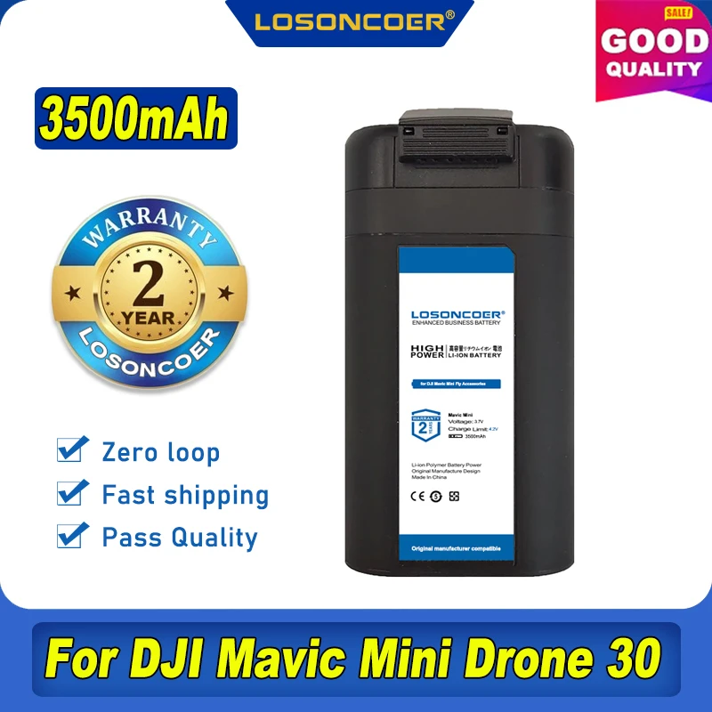 100% Original LOSONCOER 3500mAh Baterie Pentru DJI Mavic Mini Baterie Pentru Drona DJI Mavic Drone Accesorii