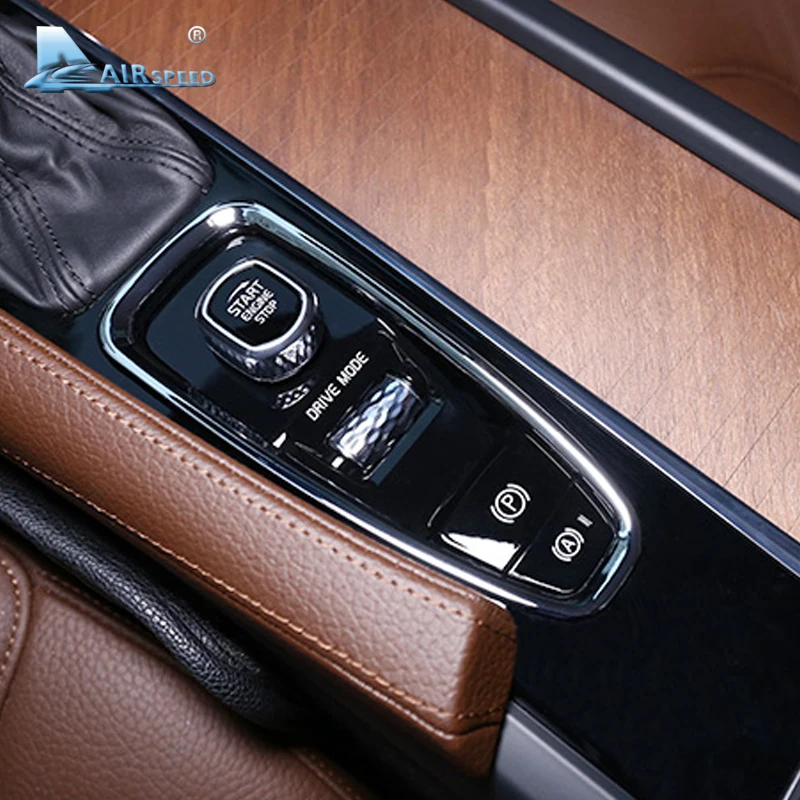 1buc ABS Pentru Volvo XC60 XC90 S90 V90CC Accesorii Auto Autocolante de Interior de Viteze frana de mana Buton de Capac Tapiterie Auto Decorare Styling