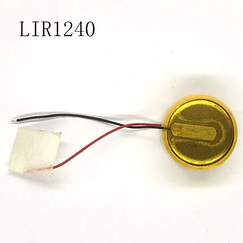 1BUC/LOT LIR1240 cu linia baterie cu Litiu pentru setul cu cască Bluetooth mouse-ul sârmă de sudare 3.6 v baterie reîncărcabilă celule monede