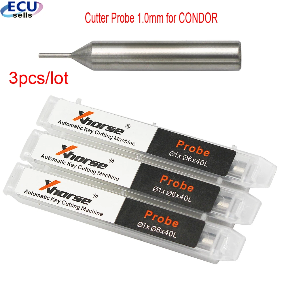 3pcs/lot , 1.0 mm Cutter Sonda pentru Xhorse CONDOR XC MINI Plus Delfin XP-005 Delfin XP-007-Cheie Masina de debitat