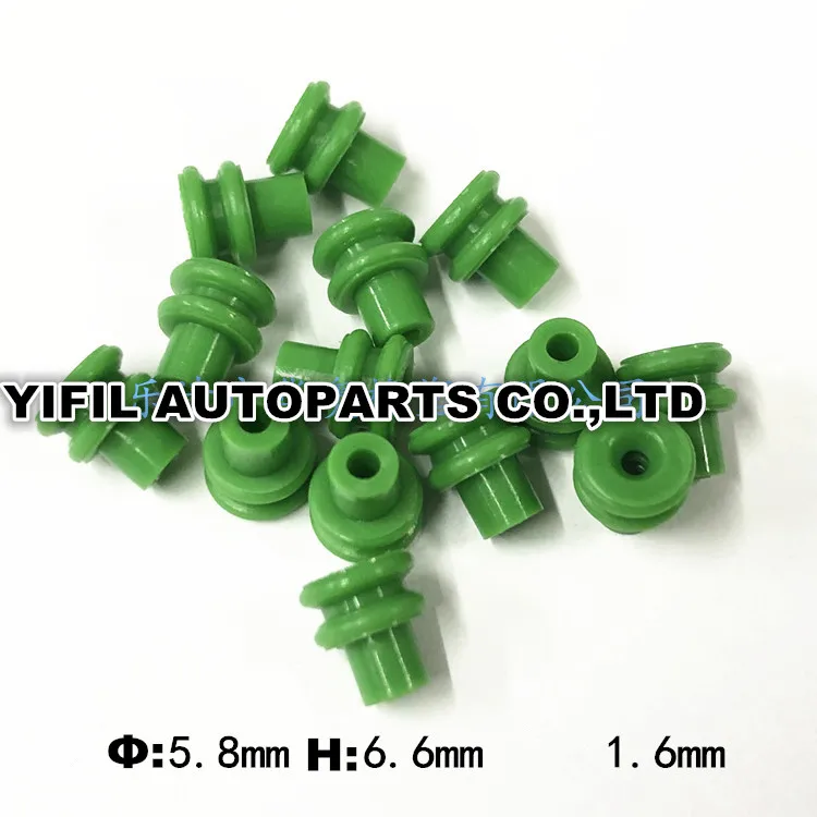 50/100/200pcs/lot Cablu Cavitatea Plug Verde Conector Gol garnitura de Cauciuc Înlocuirea Sumitomo 7165-0076