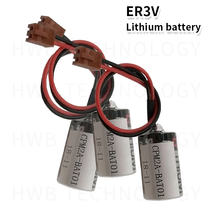 5pcs 100% Original Baterii NOI ER3V JZSP-BA01 Pentru OMRON CPM2A-BAT01 3.6 V 1A PLC Baterie Cu Plug Transport Gratuit