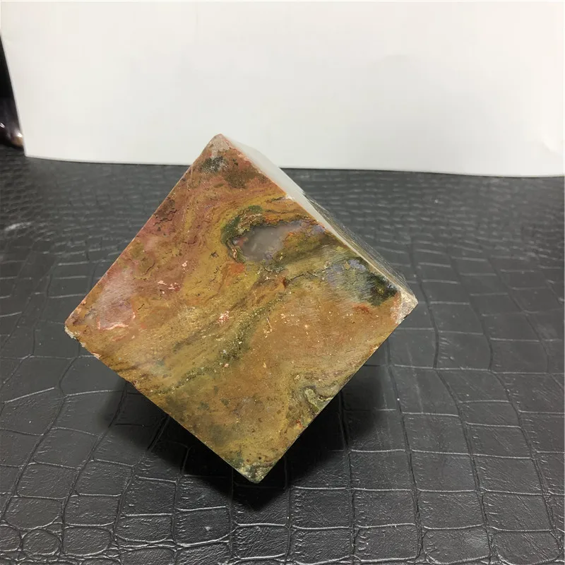 930g de Înaltă calitate druzy ocean Jasper cub de formă neregulată de vindecare de pietre colorate ocean jasper cristale cub de meșteșuguri populare