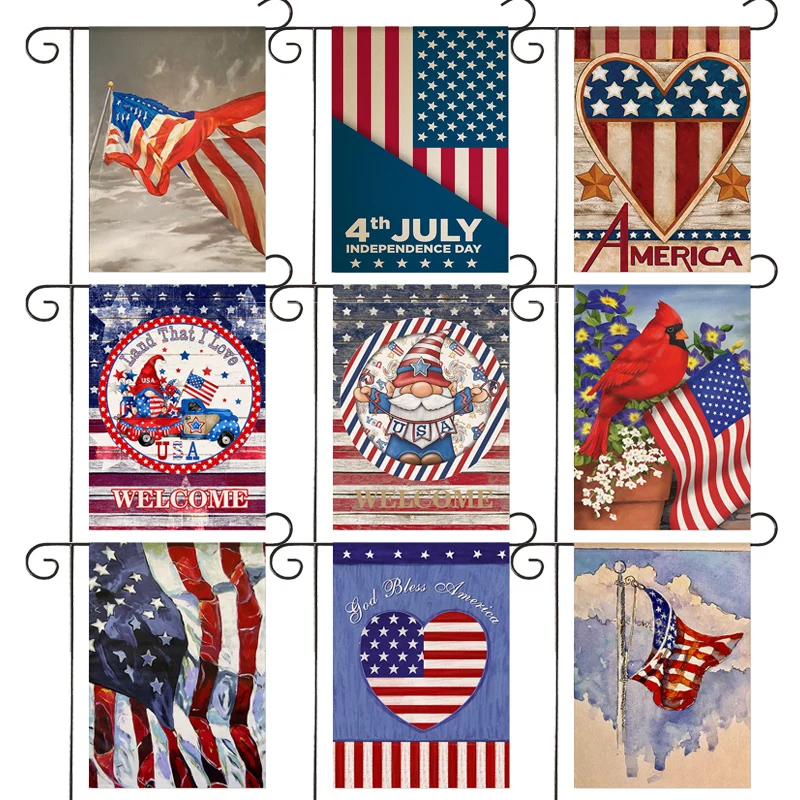 America de Ziua Independenței Fermă în aer liber, Decoratiuni Curte Pavilion Gradina Banner 30*45cm Fermă decor toamna