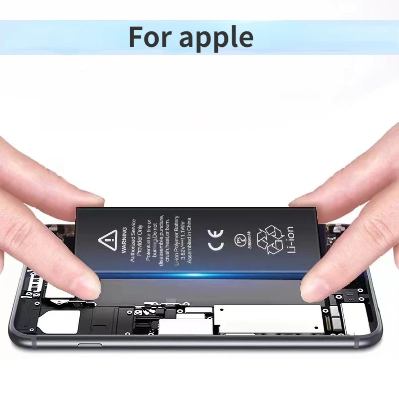 Capacitate mare pentru apple X 6S 8 11 12 13 XR Baterie Telefon Seria Completa de Baterii de Înlocuire 0 a Ciclului