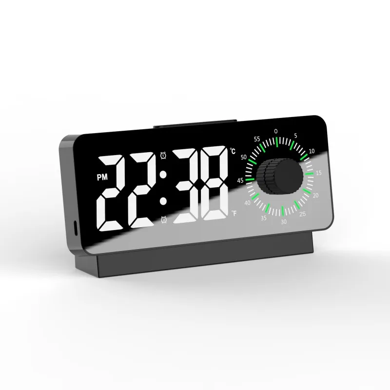 Ceas cu Alarmă Digital cu Vizibile Snooze Timer Temperatura Data Butonul Numărătoarea inversă Ceas de Masa Dual Alarma Modul de Noapte Ceas cu LED-uri