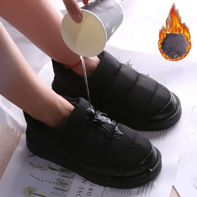 Cizme pentru femei de Moda de Culoare Pură Impermeabil Bărbați Boot Alunecare de Agrement Platforma Glezna Interior Cuplu de Mari Dimensiuni Pantofi de Iarna botas mujer