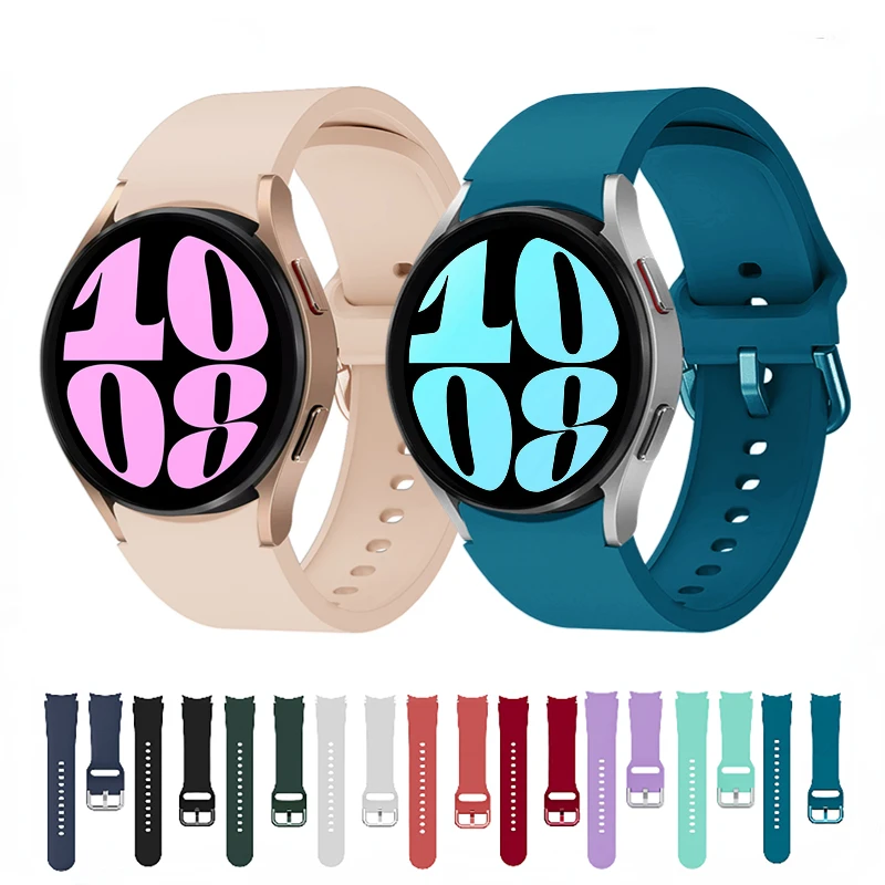 Curea din silicon Pentru Samsung Galaxy Watch 6 5 4 44mm cu diametrul de 40mm, 45mm Ceas Sport de Înlocuire Trupa Ceas Pentru 6 4 Classic 47mm 43mm 46mm