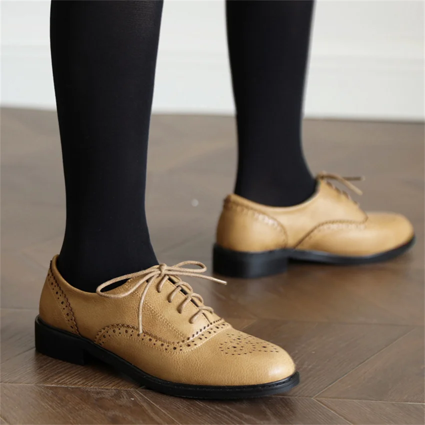 Dantela Sus Pantofi Pentru Femei 2023 Casual Femei Balerini Mocasini Bocanc De Epocă Stil Britanic Doamnelor Toamna Marimea 43 Dropshopping