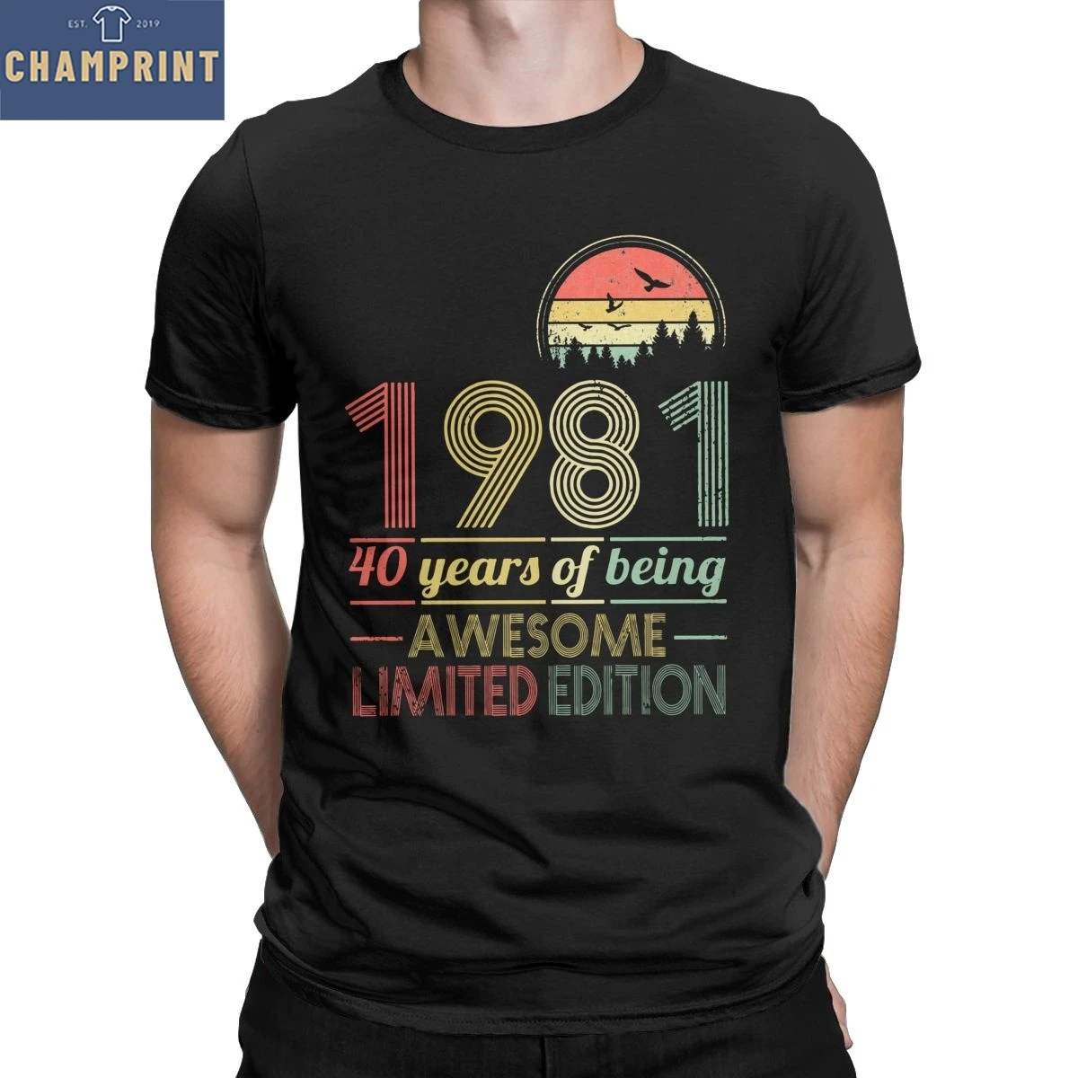 De 40 de Ani Cadouri 1981 Ediție Limitată Părinți Ziua T-Shirt pentru Barbati din Bumbac Tricou de 40 de ani Tee Shirt New Sosire Haine