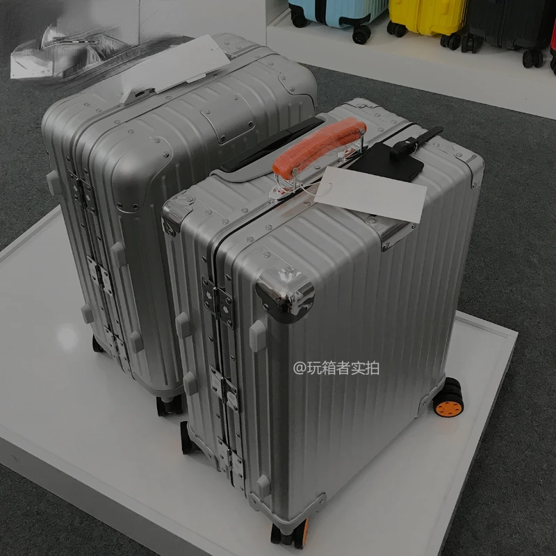 din aliaj de magneziu clasic retro valiza 972 de bagaje caz valiza de blocare de 20 inch internat cutie