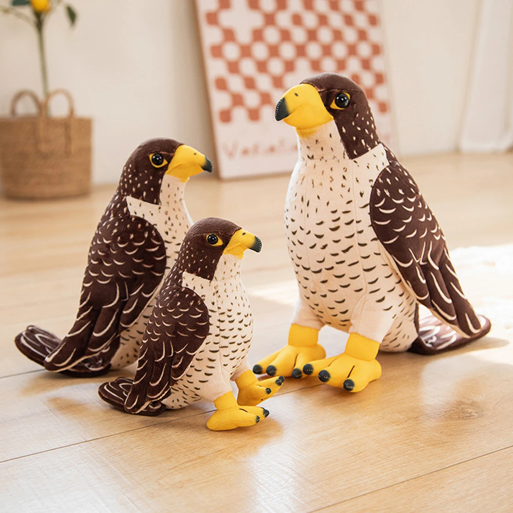 Drăguț Simulare Animal Vultur Pasăre Umplute Jucărie De Pluș Pentru Copii Cadou De Ziua De Nastere
