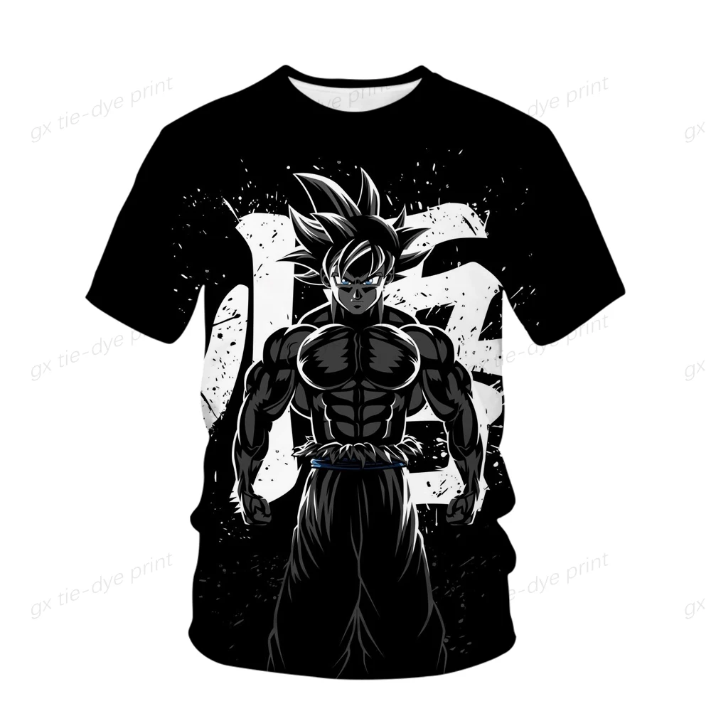 Goku Stil Harajuku Imprimate T-shirt Dragon Ball Z Bărbați Y2k Haine tricouri Sport tricouri 2023 Nouă Tendință Topuri Copii Supradimensionat
