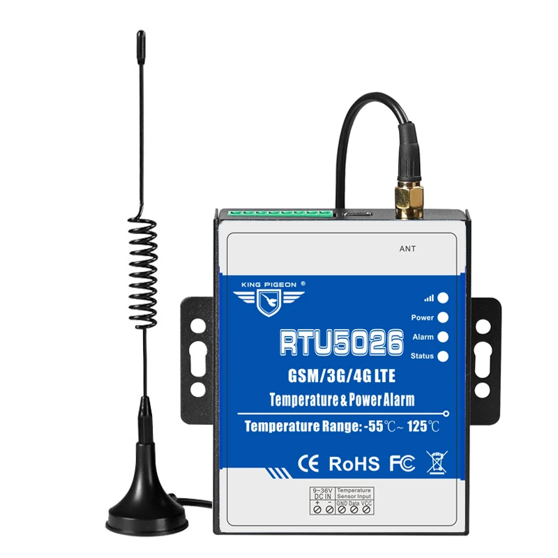 GSM 3G 4G LTE de Monitorizare a Temperaturii Alarma RTU5026 de Înaltă Temperatură Joasă Tensiune Cu SMS-uri de Alertă Suport Modbus RTU