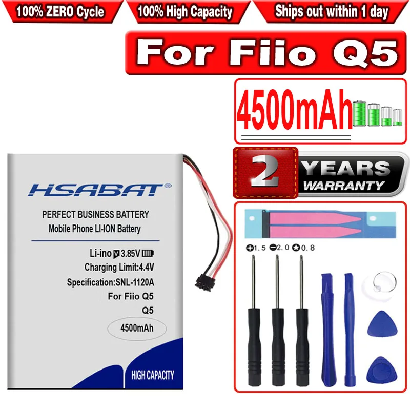HSABAT 4500mAh 874866 Baterie pentru Fiio Q5 Q5S Amplificator Li-po Polimer Reîncărcabilă Acumulator Pachet Înlocuire