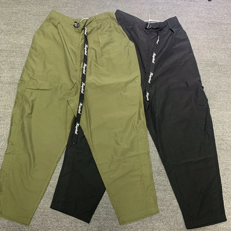 Kapital Cantry Armata Verde Rânduri De Salopete Pantaloni Stil Japonez Bărbați Femei 1:1 Stradă De Moda Casual, Pantaloni