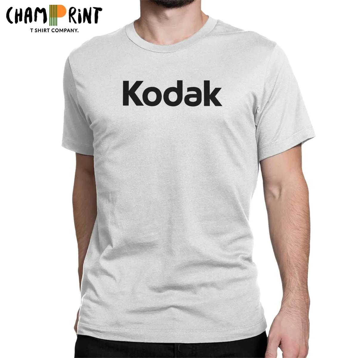 Kodak T Camasi pentru Barbati 100% Bumbac Noutate T-Shirt Echipajul Gât Fotografie Logo-ul aparat de Fotografiat de Film Tricou Maneci Scurte Topuri Imprimate