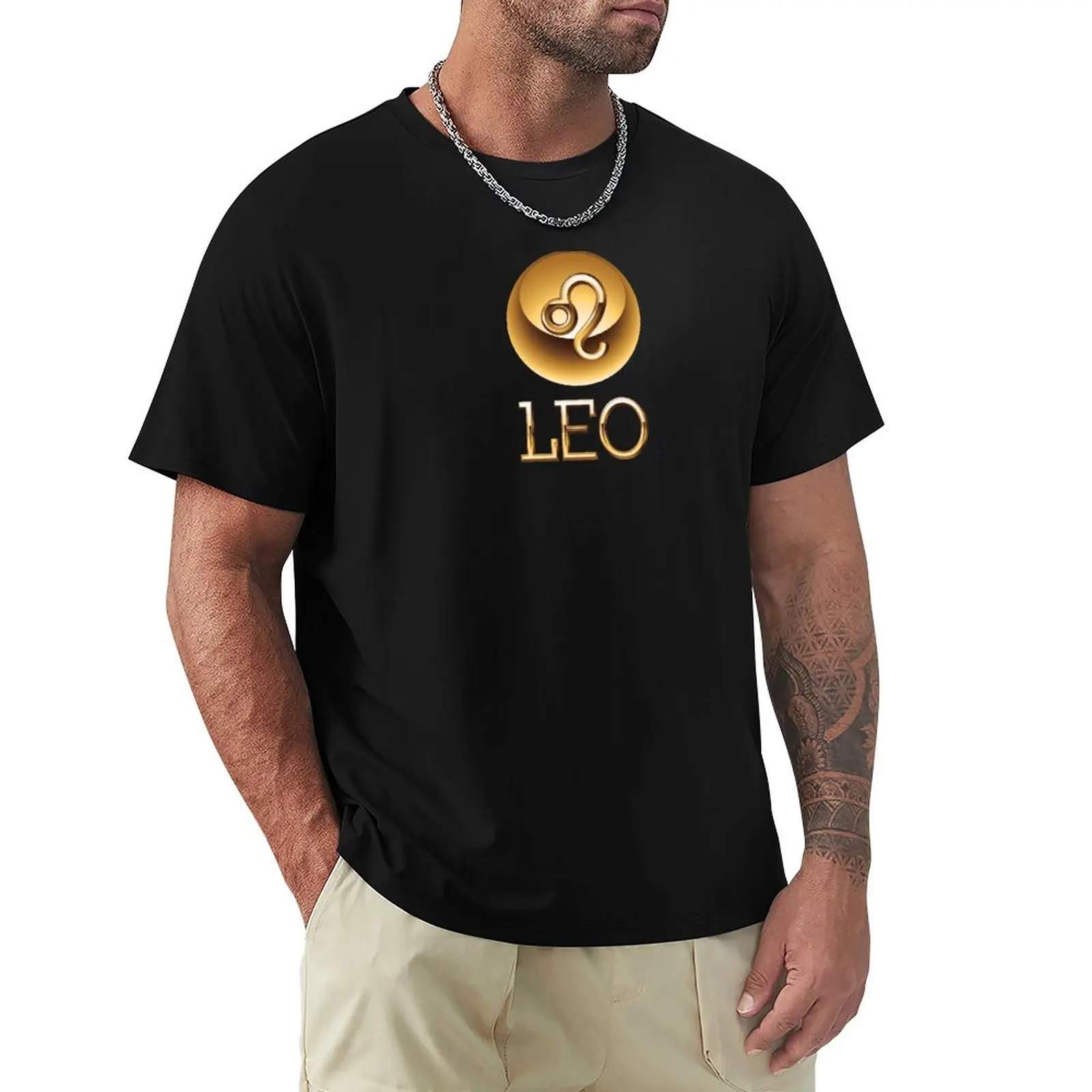 Leo Zodiac tricou Tricou personalizat tricouri topuri drăguț de vară de top T-shirt pentru barbati din bumbac