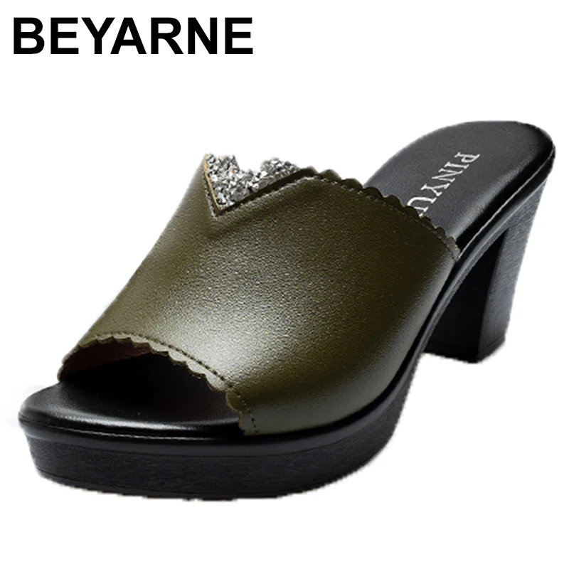 Moda Cristal Sandale cu Platforma Femei 2023 Peep Toe Casual, Papuci de Femei Pantofi de Vara pe Tocuri de Exterior Negru cu Toc Diapozitive