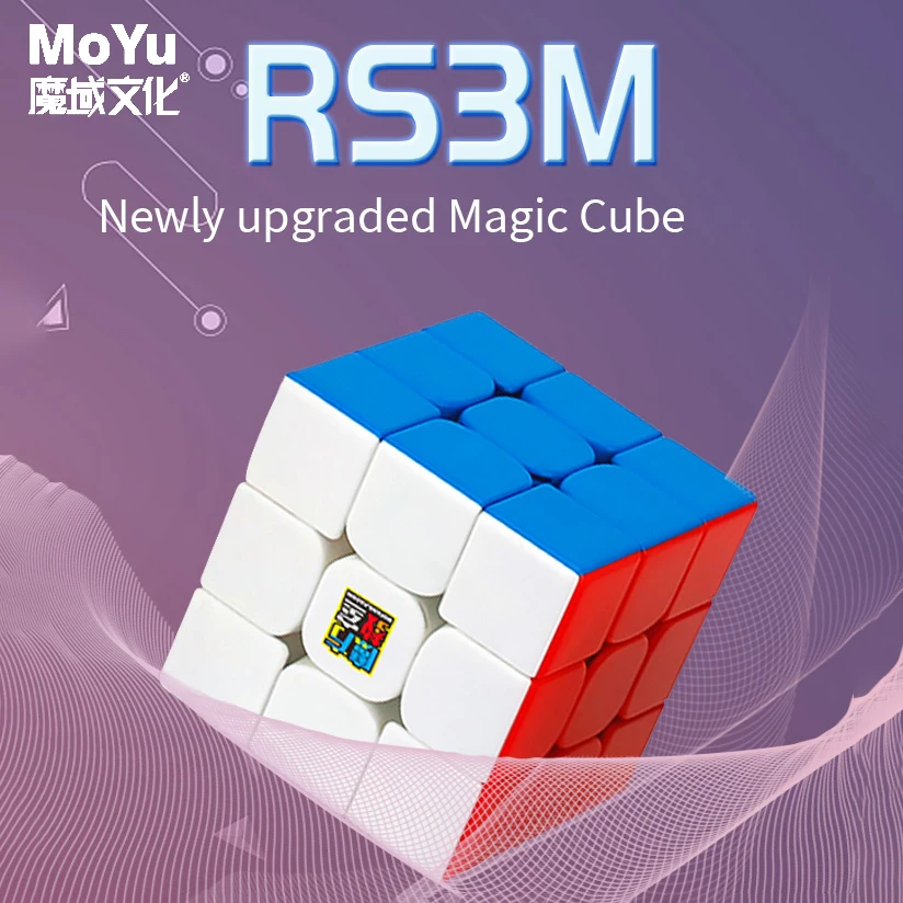 MoYu Super RS3M Serie Maglev 3x3 Magnetica Magic Cub 3×3 Professional Cubo Magico 3x3x3 Viteza de Puzzle pentru Copii Frământa Jucarii