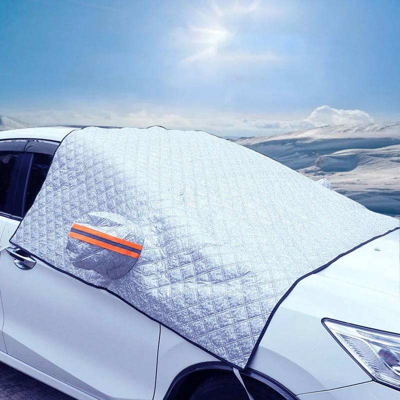 Parbrizul mașinii stratul de Zăpadă în aer liber rezistent la apa Anti Gheață Îngheț Auto Protector de Iarnă Automobile Exterior se Acoperă cu Marginea Magnetic