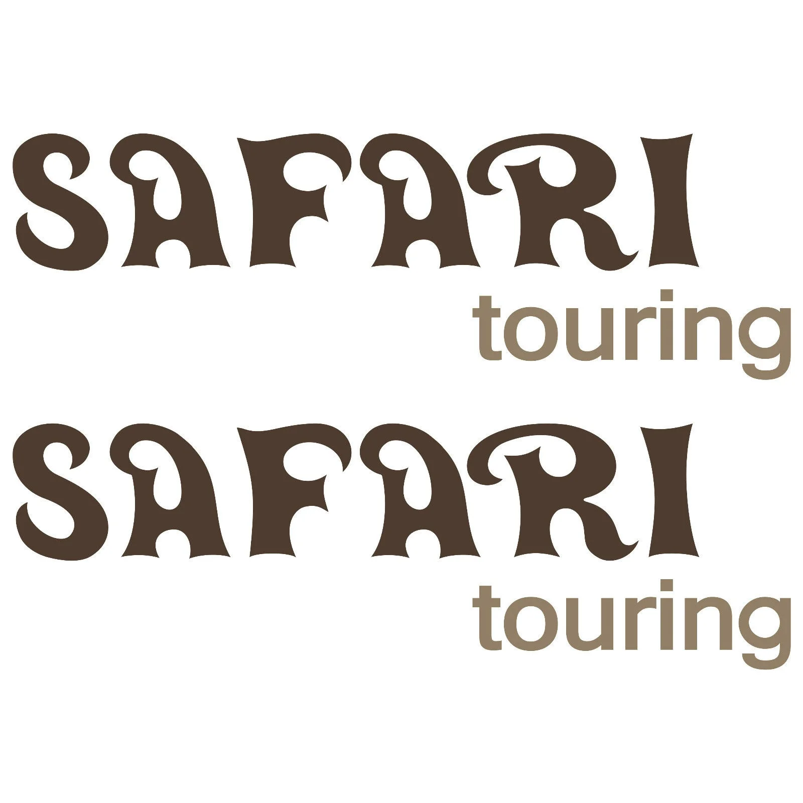 Pentru 2 x SAFARI touring ci WILK aufkleber autocolant wohnmobil camper wohnwagen caravana Auto Styling