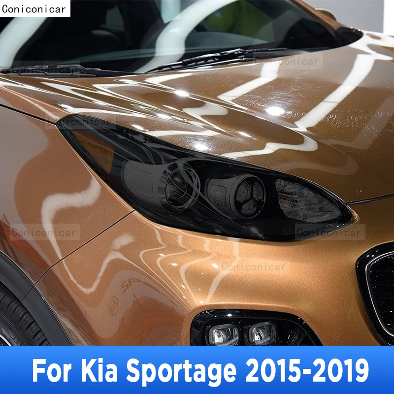Pentru Kia Sportage 2015-2019 Exterior Auto Faruri Anti-zero Lampă Față Tentă TPU Film Protector de Reparare Accesorii Autocolant