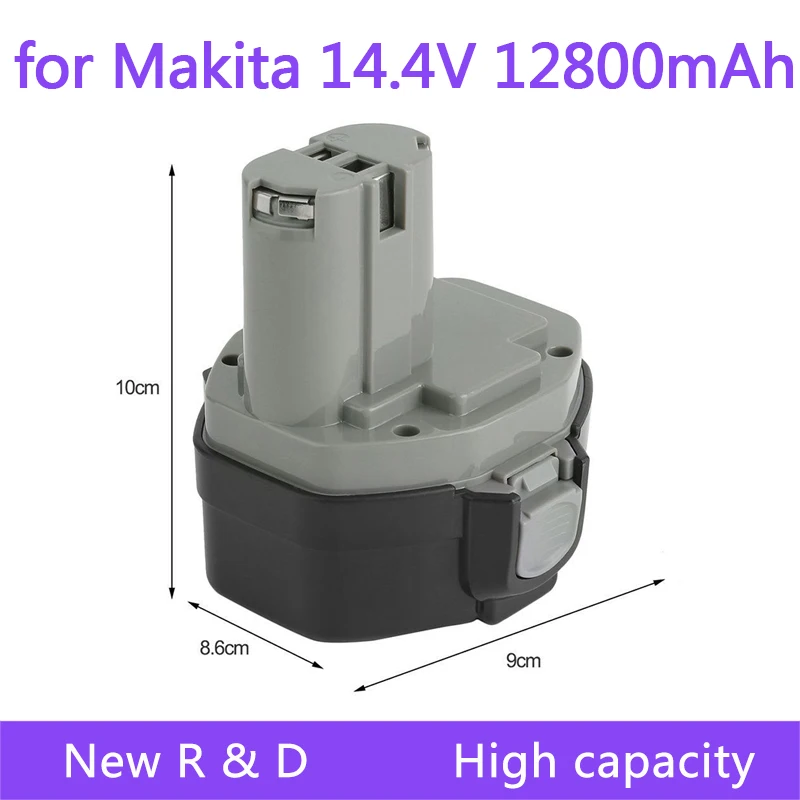 Pentru Makita 14,4 V NI-MH 12800mAh Acumulator de schimb pentru Makita Acumulator 14.4 V PA14 1420 1422 1433 1434 1435 1435F 192699-O