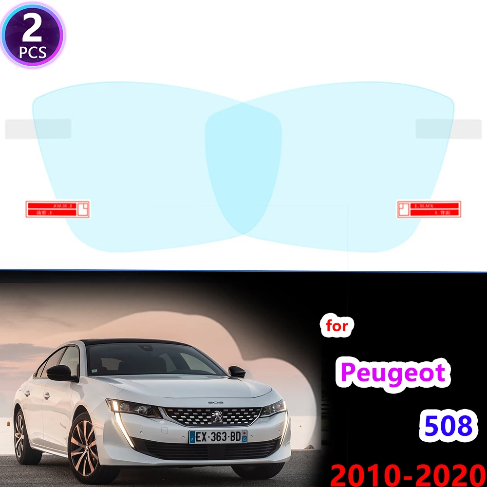 Plin de Acoperire de Protecție Anti-Ceață Film pentru Peugeot 508 508sw 508GT RXH 2010~2020 Oglinda Retrovizoare Auto Impermeabil filme 2016 2018 2019