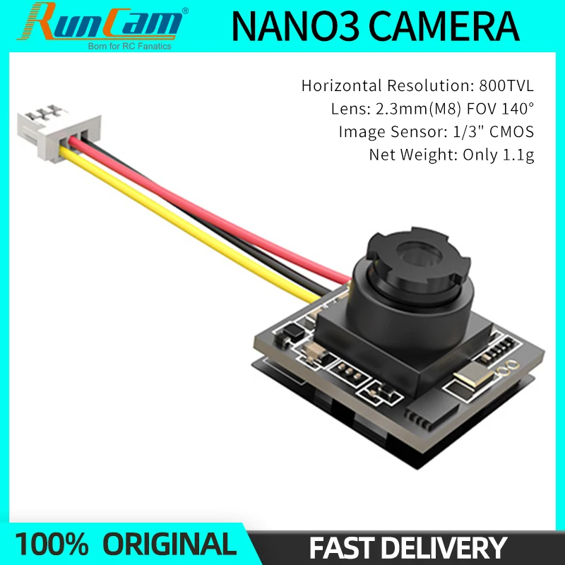 RunCam Nano3 Nano 3 Camera FPV NTSC 1/3