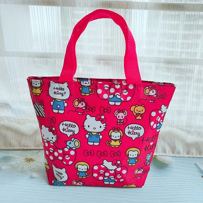 Sanrio hello kitty geantă de mână de desene animate noi Melodia mea scortisoara depozitare sac de tote sac masa de prânz sac de box