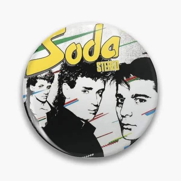 Soda Stereo Poster Moale Butonul Pin Femeile Insigna Pălărie Amuzant Cadou Creativ Decor De Moda Bijuterii De Metal De Desene Animate Drăguț Brosa Iubitor