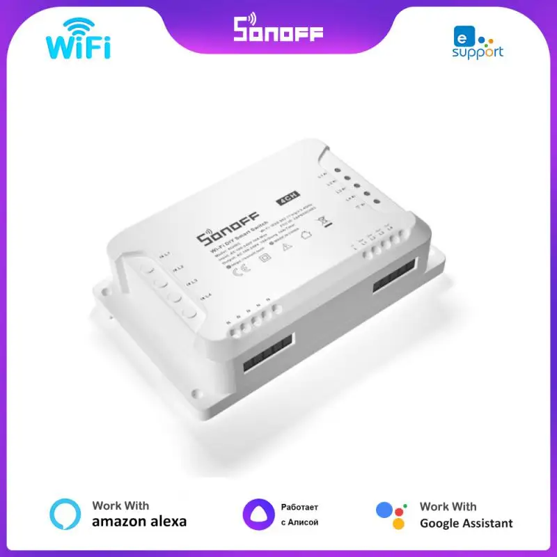 Sonoff 4CH R3/ 4CH PRO R3 4 Gasca Wifi Smart Switch Modulului de Interblocare Tarasc de Control Prin intermediul EWeLink Sprijin APP Alexa de Start Google