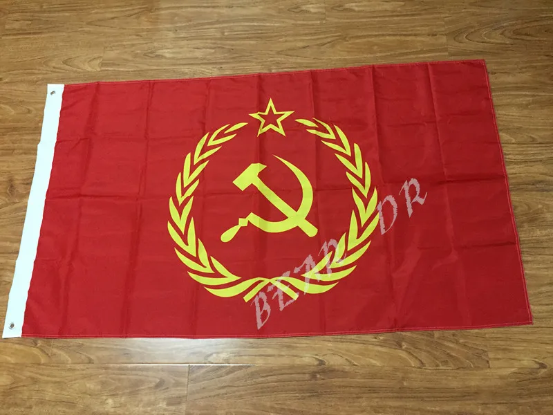 Uniunea sovietică Steagul Comunismului Războiului Rece URSS 90 X 150 Cm CCCP Roșu Comunist Steaguri Și Bannere Pentru / Ziua Victoriei / Ziua Națională /