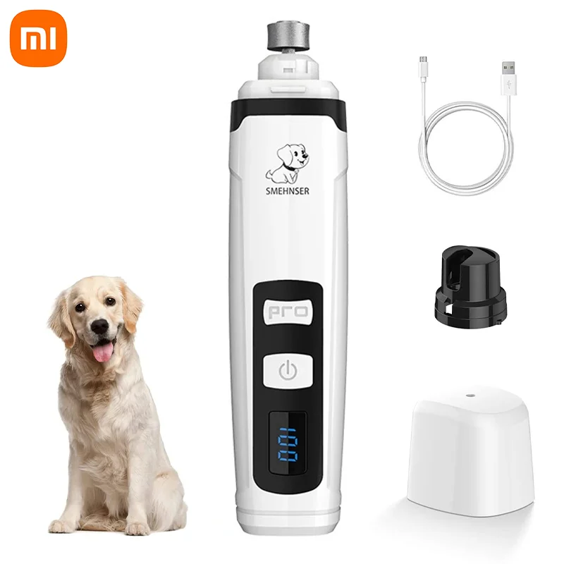 Xiaomi noi de Unghii Electric Titan Pisică Câine pentru animale de Companie Îngrijire Gadget USB Reîncărcabilă Profesionale animale de Companie de Unghii Tuns Gheare mașină de Tuns de Unghii
