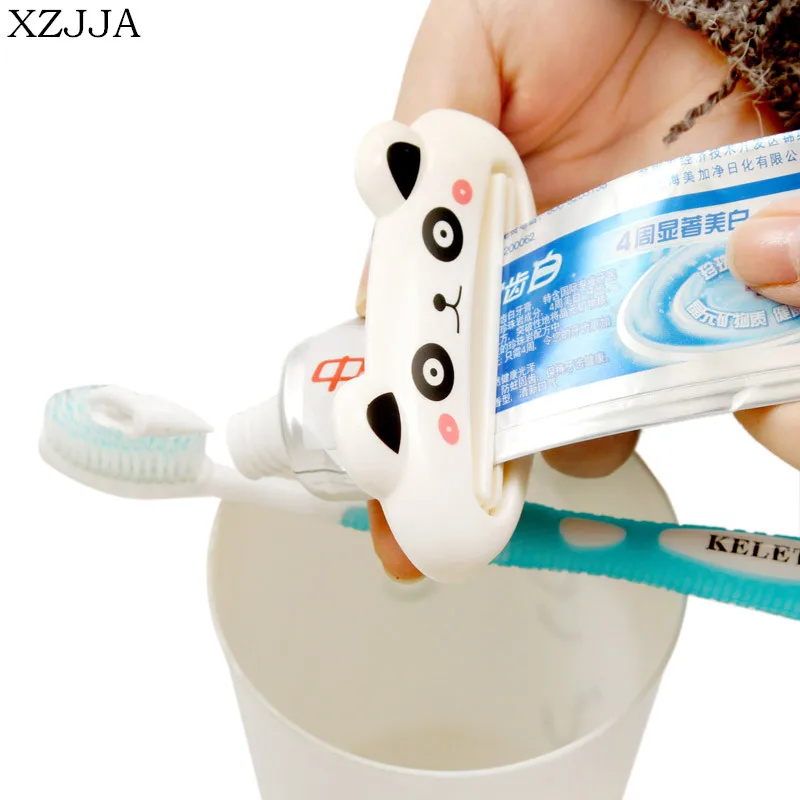 XZJJA 5pcs/set Pasta de dinti Storcator de Pasta de dinti Dozatorul Multifunctional din Plastic Crema Tub de Stoarcere Dozator de Organizator