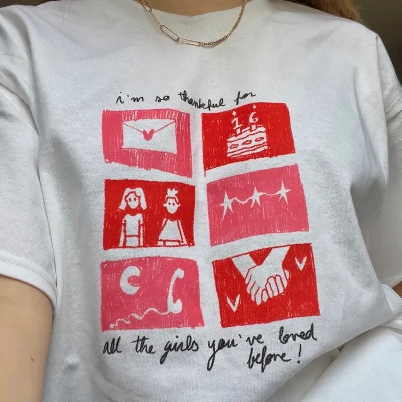 Y2K Femei T-Shirt Scrisoare de imprimare Goth copilul tee Harajuku de Epocă, Grunge Grafic Slim Short Crop Top Streetwear-Sexy de Vara tricou