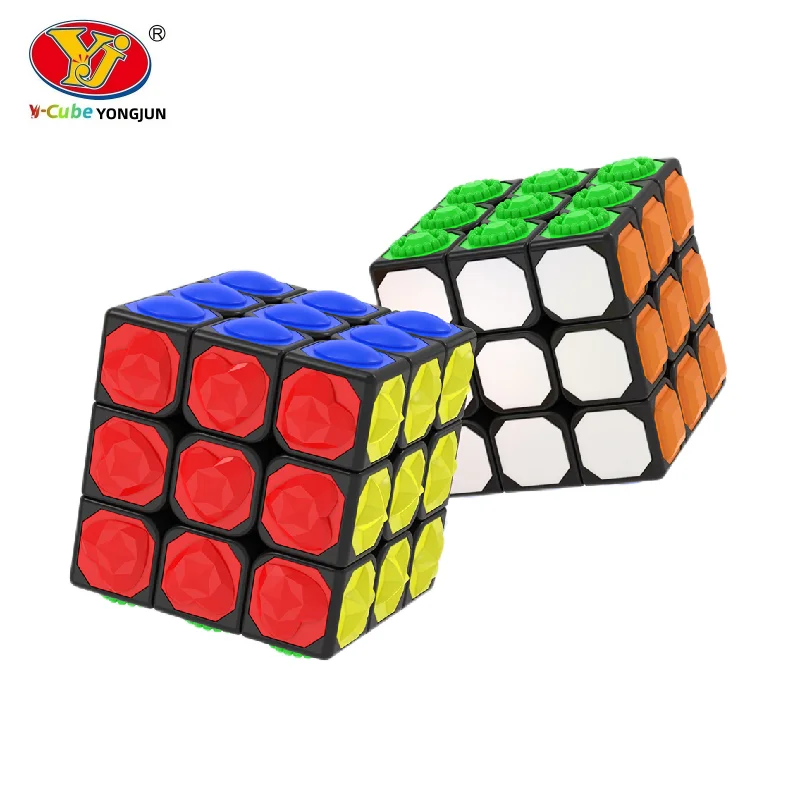 YJ 3x3 Cub Magic Tactile poftă de mâncare 3x3x3 Viteza de Puzzle Orb Atingând Degetul Magico Cub Mágico кубики головол Cub de Educație Jucarii