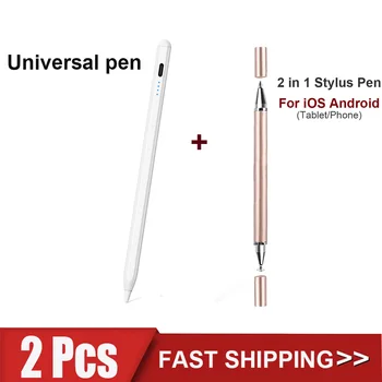 2 buc Creion Pentru iPad Apple Pencil Microsoft Surface Pen Pentru iPhone Lenovo Samsung Android Telefon Xiaomi Pen Tablet Pentru iPad Pen