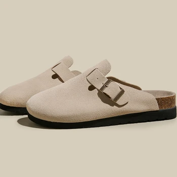 Noua Moda Talpă Groasă Femei, Papuci Femei Casual Confort Fund Plat Catâr Pantofi în aer liber Panta Toc Sandale pentru Femei Slide