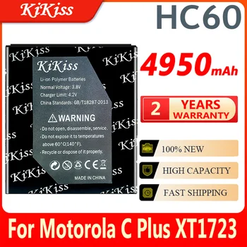Noi 4950mAh HC60 Acumulator Pentru Motorola Moto C Plus Moto C Plus Dual SIM XT1723 XT1724 XT1725 Telefon Mobil Inteligent Baterii Bateria