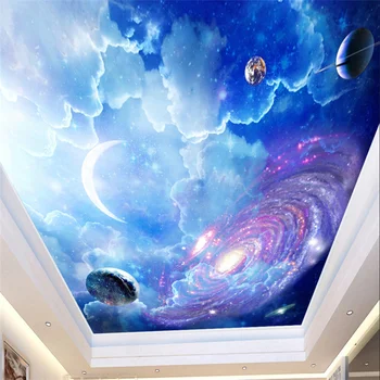 beibehang Personalizate creative mare 3d murală univers fantasy cerul înstelat zenith murală dormitor tapet de fundal