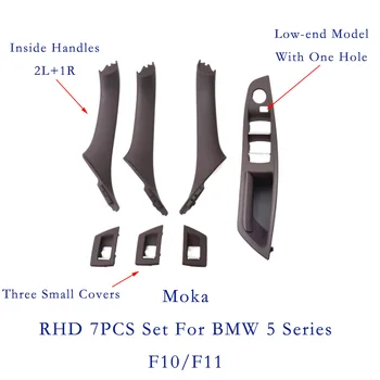 7PCS Ușă Interioară Trage de Manere si accesorii pentru geamuri Pentru BMW Seria 5 F10/11 10-17 RHD