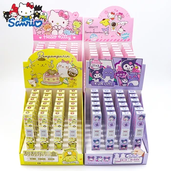 24buc/Cutie Set Sanrio Desene animate Seria de Papetărie Afișa Caseta de Neutru Pen Kuromi Melodie Anime Drăguț Pixuri cu Gel Papetărie en-Gros