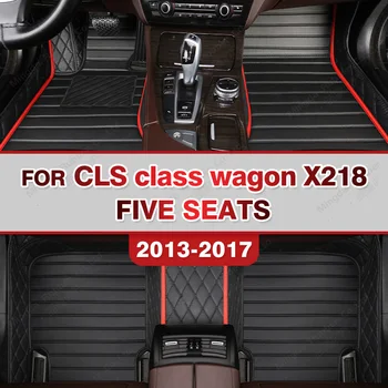 Auto Covorase Pentru Benz CLS X218 Shooting Brake 2013 2014 2015 2016 2017 Auto Personalizate Picior Tampoane Covor de Acoperire Accesorii de Interior