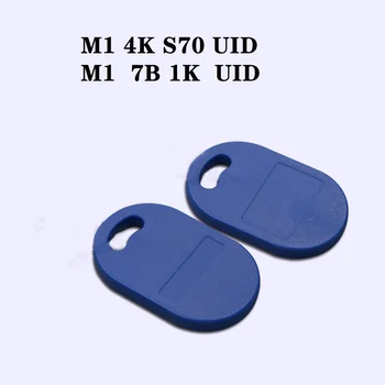 RFID 13.56 MHz IC ISO14443A S70 UID keyfobs RF pasive carduri tag