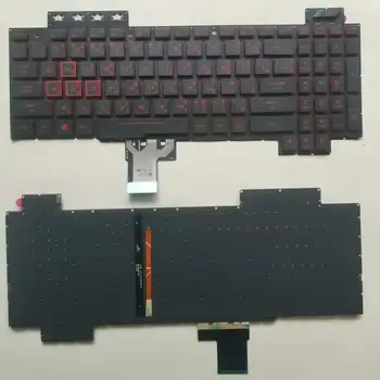 Noua Tastatură Thai Pentru Asus FX504 FX504gd FX504ge FX504gm TI คีย์บอร์ด Tastatură de Culoare Roșie, Cu iluminare din spate Fara Rama