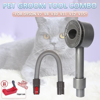 Pentru Dyson Pet Grooming Tool Pisică Câine Perie pentru Dyson V7 V11 V12 V15 Aspirator cu Convertor de Pieptănare Animale de companie Instrumentul de Par