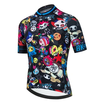 Profesionale de vară mountain bike ciclism jersey desene animate cu mânecă scurtă îmbrăcăminte de biciclete road biciclete de top de echitatie-haine
